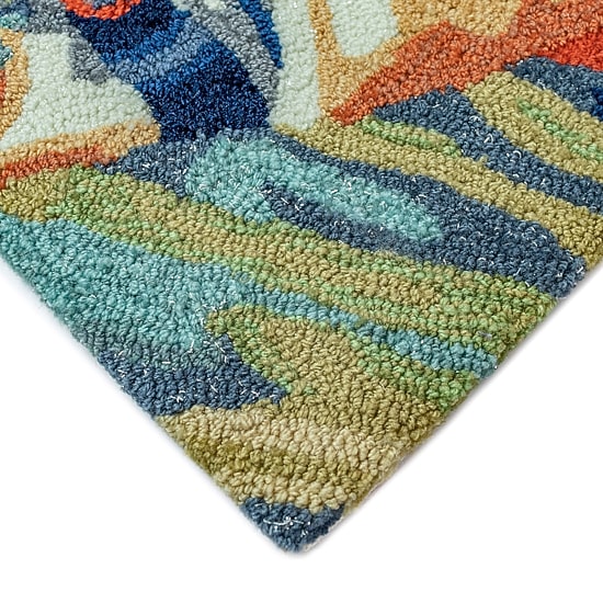Liora Manne Ravella Tropical Fish Animal Hand Tufted Indoor Outdoor Rectangular Accent Rug