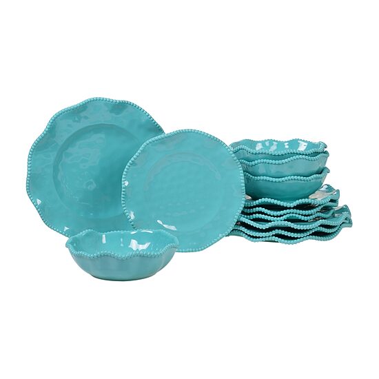 Certified International Perlette 12-pc. Melamine Dinnerware Set