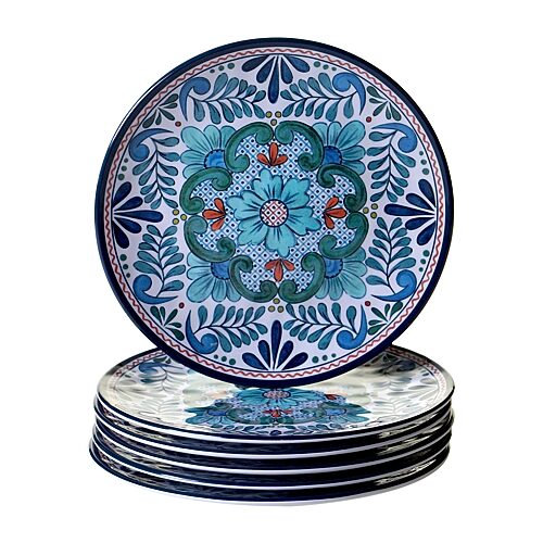 Certified International Talavera 6-pc. Melamine Salad Plate, One Size, Multiple Colors
