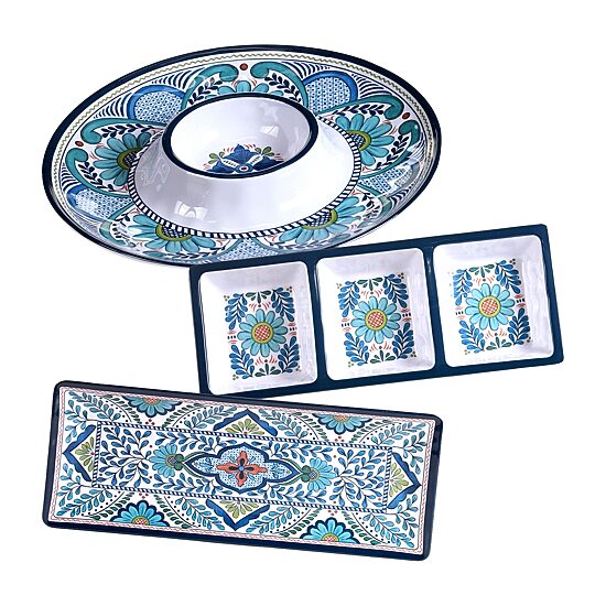 Certified International Talavera 3-pc. Serving Set