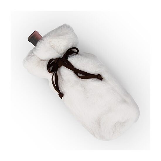 Pink Sky Luxe Faux Fur Wine Tote