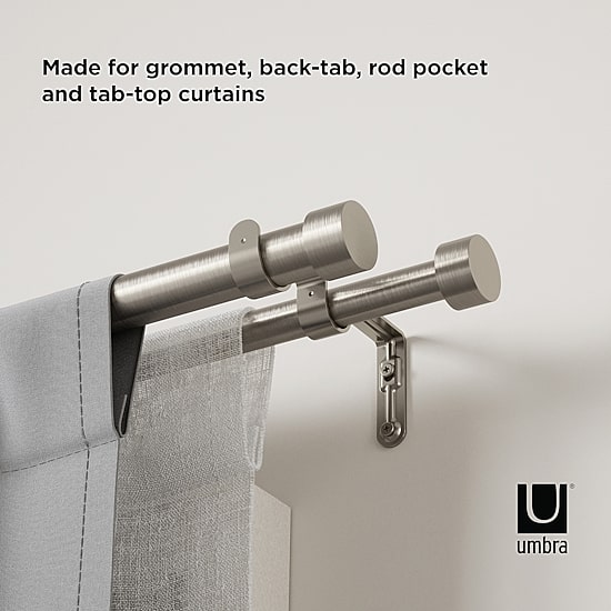 Umbra Mix & Match Cappa Double Curtain Rod