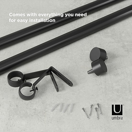 Umbra Mix & Match Cappa 1 IN Adjustable Curtain Rod