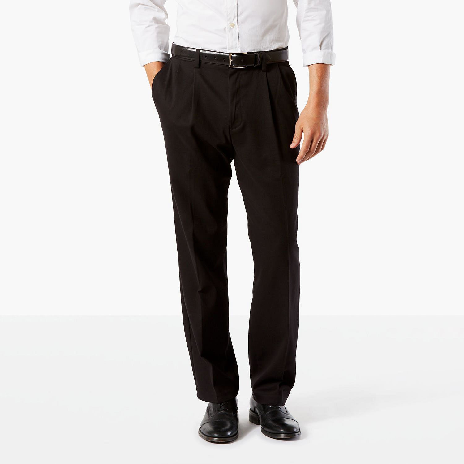 Dockers Easy Khaki With Stretch Mens COMFORT WAISTBAND Classic Fit Big and Tall Pleated Pant