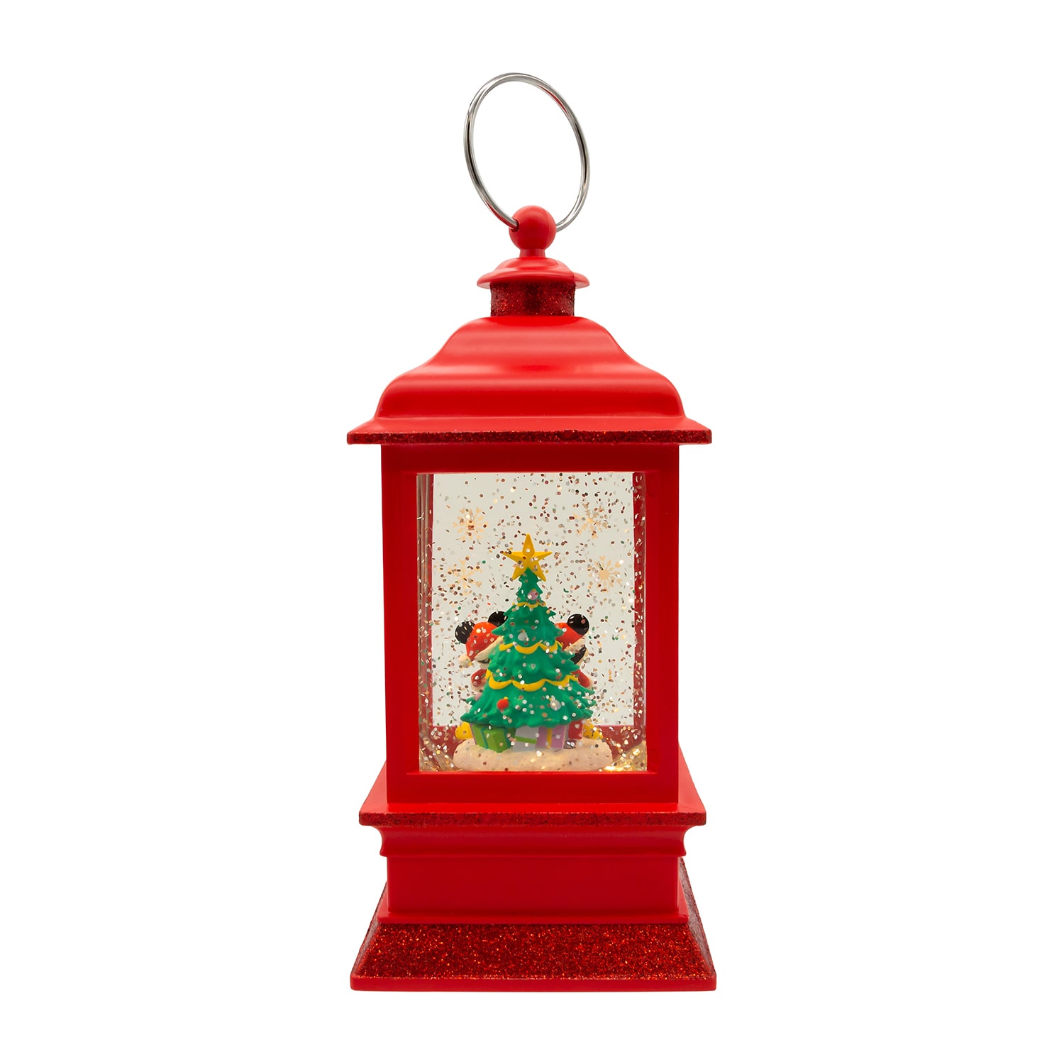 Kurt Adler Battery-Operated Disney© Lighted Plays Music Rotating Mickey and Friends Christmas Tabletop Decor