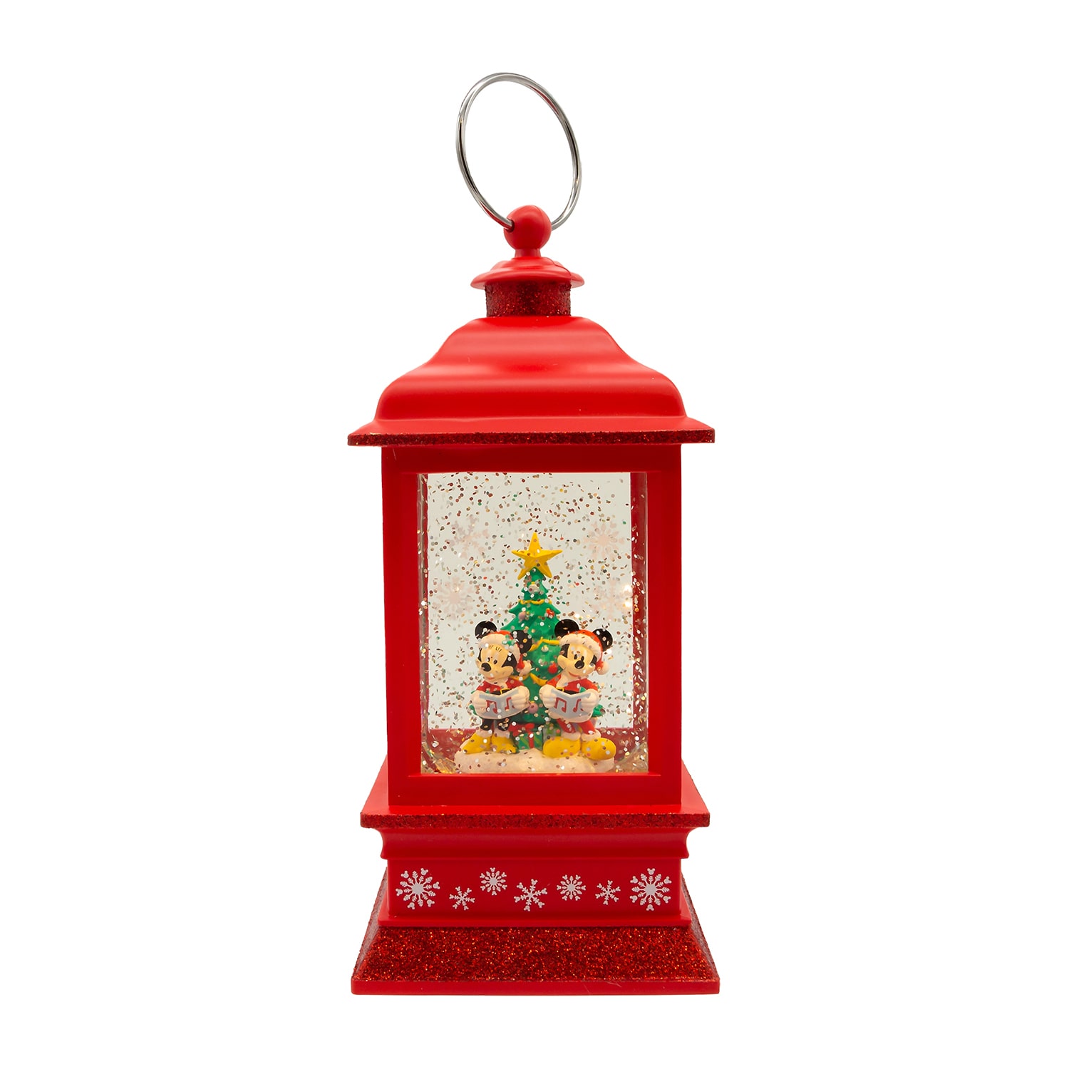 Kurt Adler Battery-Operated Disney© Lighted Plays Music Rotating Mickey and Friends Christmas Tabletop Decor