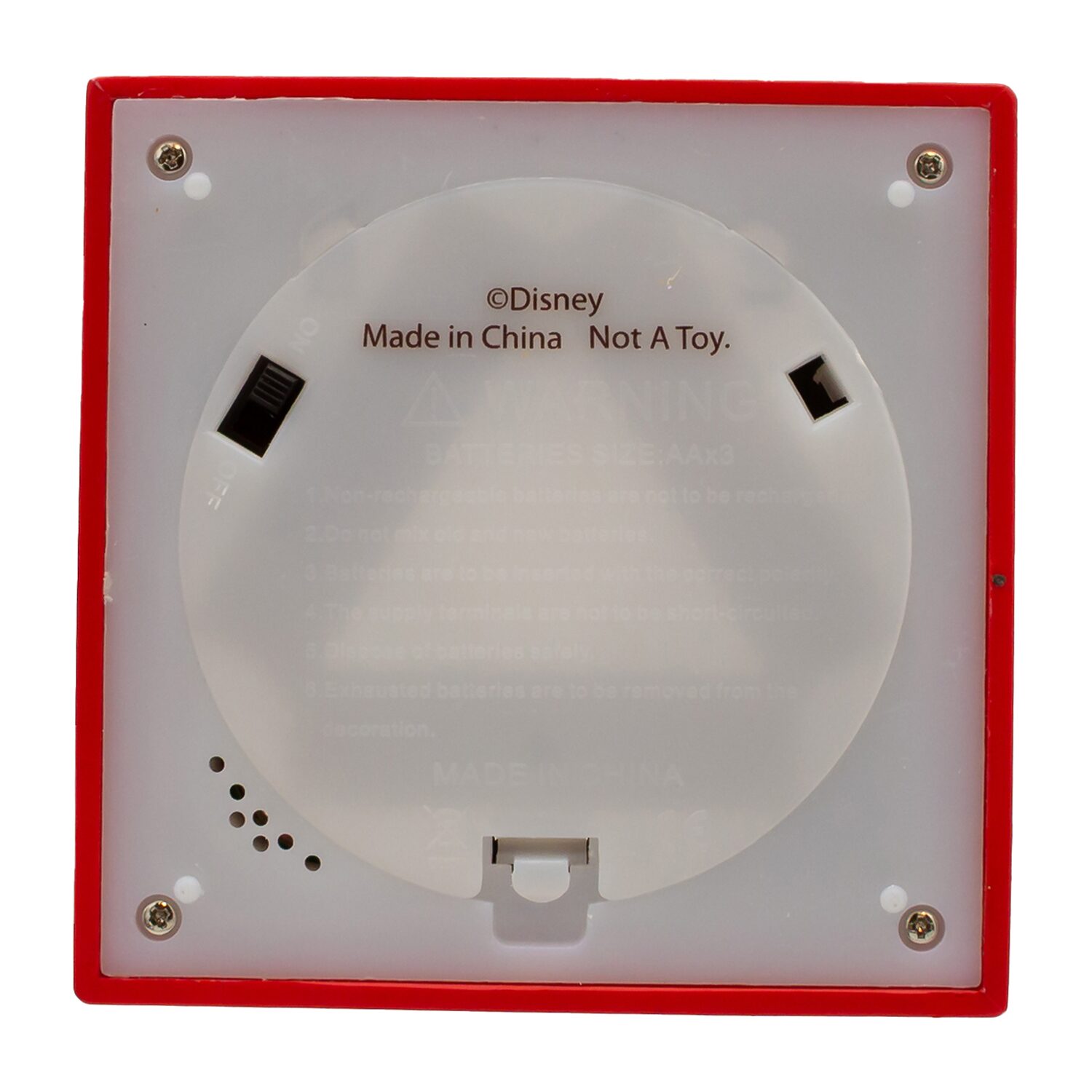 Kurt Adler Battery-Operated Disney© Lighted Plays Music Rotating Mickey and Friends Christmas Tabletop Decor