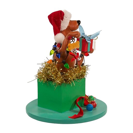 Kurt Adler 5-Inch In Present Scooby Doo Christmas Tabletop Decor