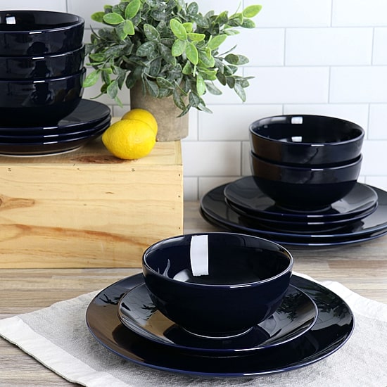 Elama Luna 18-pc. Porcelain Dinnerware Set