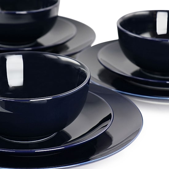 Elama Luna 18-pc. Porcelain Dinnerware Set