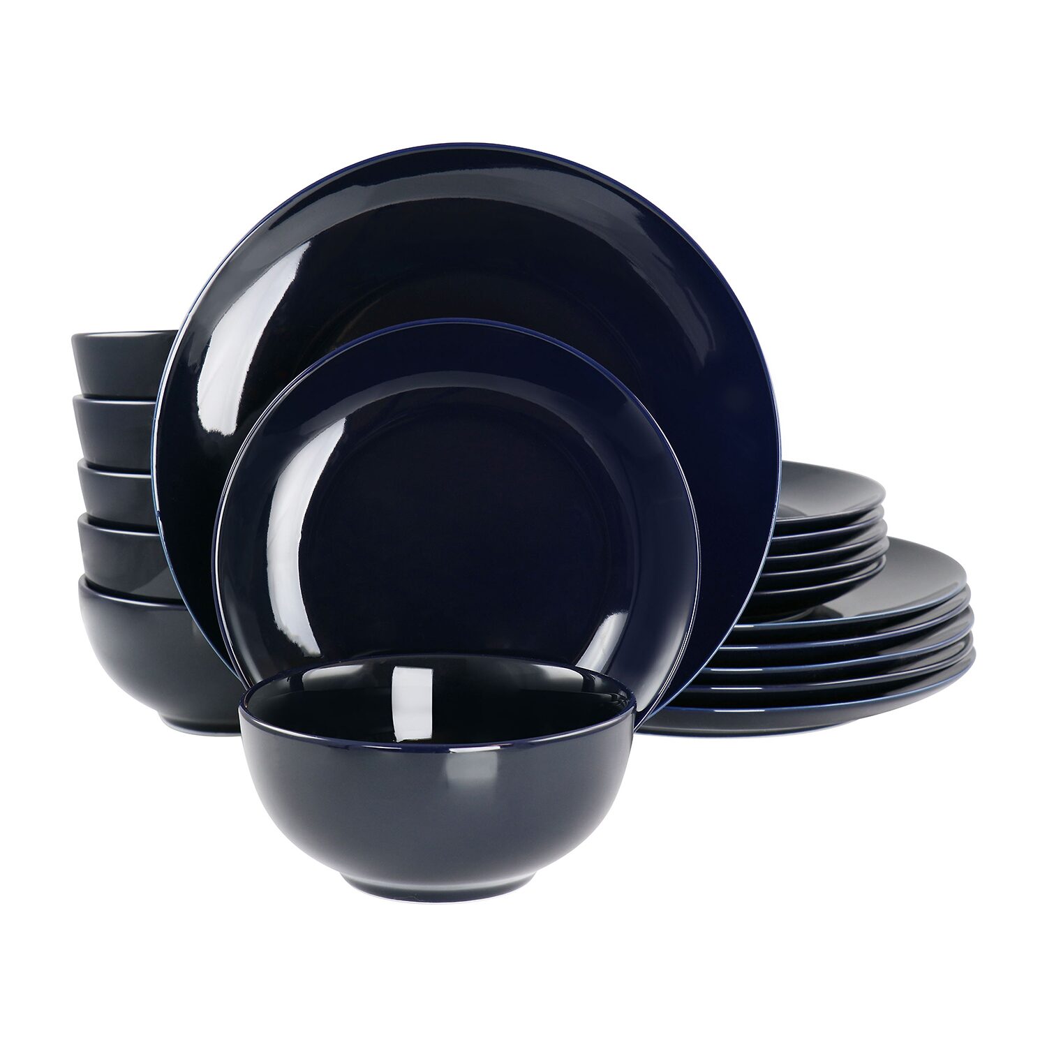 Elama Luna 18-pc. Porcelain Dinnerware Set