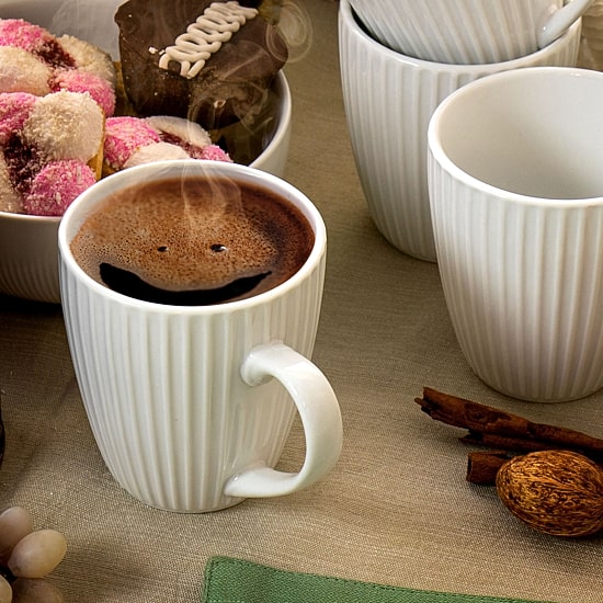 Elama Elle 12-pc. Porcelain Mug Set