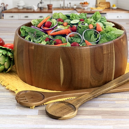 Gibson Salad Set Wood Salad Server