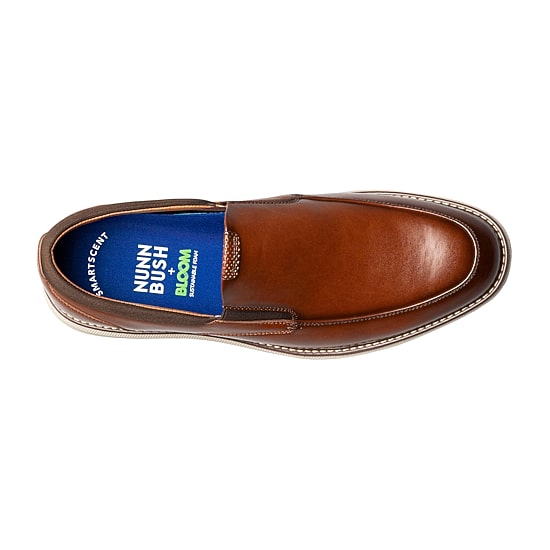 Nunn Bush Chase Moc Mens Moc Closed Toe Slip-On Shoe
