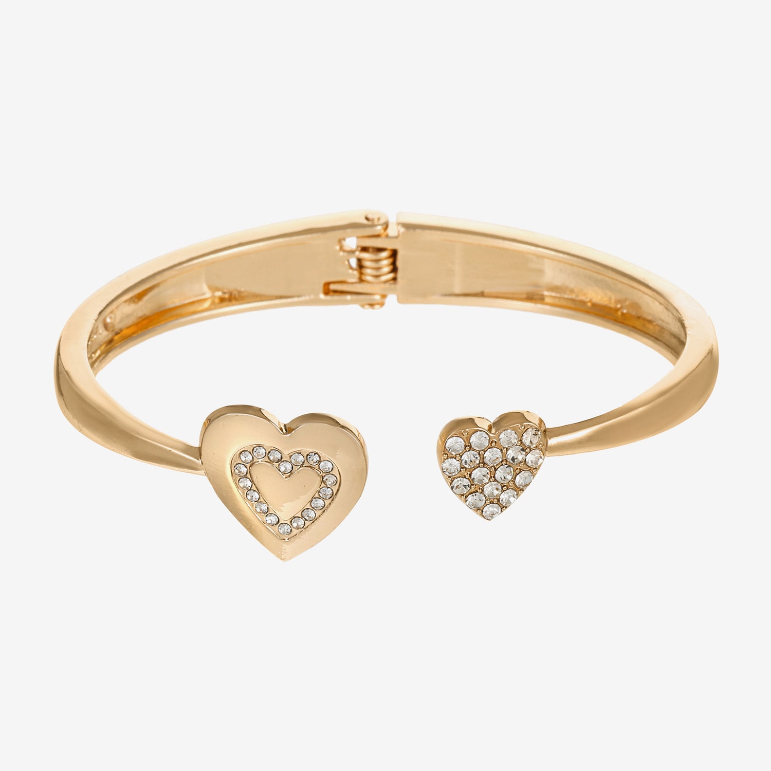 Monet Jewelry Initial Womens Glass Cuff Bracelet