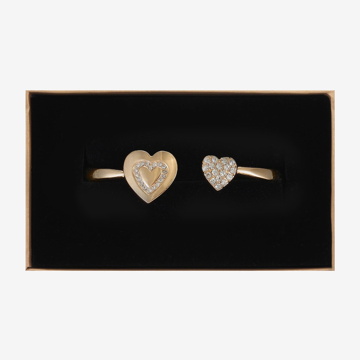 Monet Jewelry Initial Womens Glass Cuff Bracelet