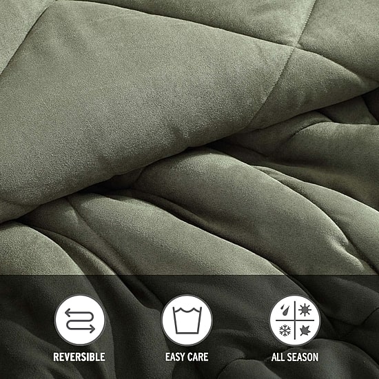 Eddie Bauer Big Lake Plaid Midweight Comforter Set
