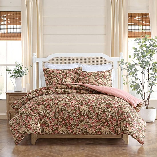 Laura Ashley Bloomsbury Midweight Comforter Set
