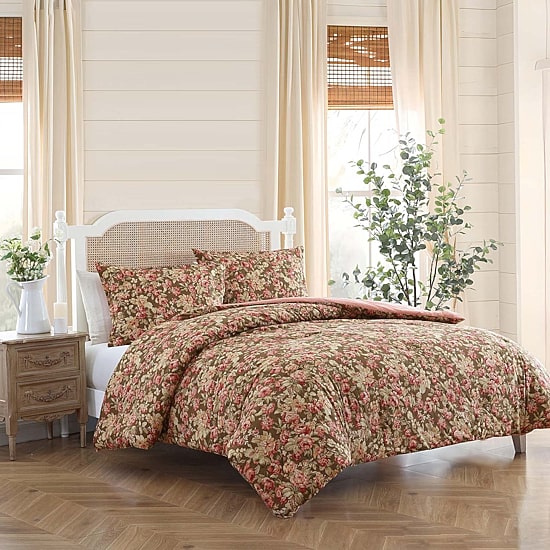 Laura Ashley Bloomsbury Midweight Comforter Set