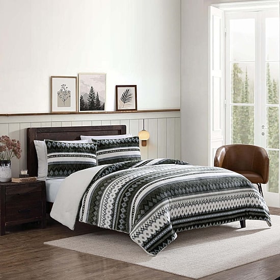 Eddie Bauer Shelton Fair Isle Midweight Comforter Set