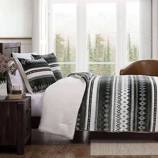 Eddie Bauer Shelton Fair Isle Midweight Comforter Set