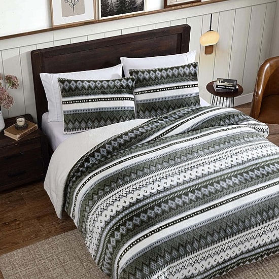 Eddie Bauer Shelton Fair Isle Midweight Comforter Set