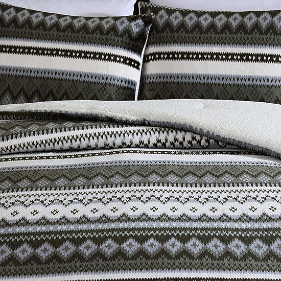 Eddie Bauer Shelton Fair Isle Midweight Comforter Set