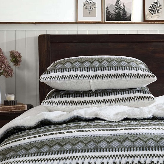 Eddie Bauer Shelton Fair Isle Midweight Comforter Set