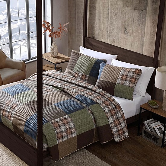 Eddie Bauer Classic Patchwork Quilt Set