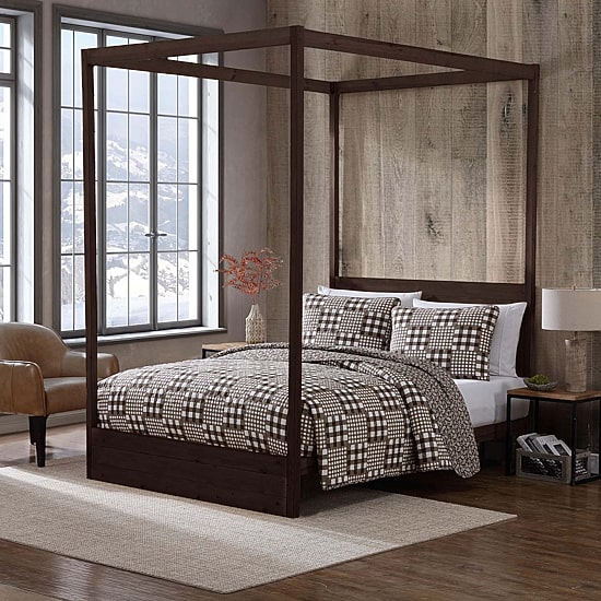 Eddie Bauer Gingham Patchwork Quilt Set