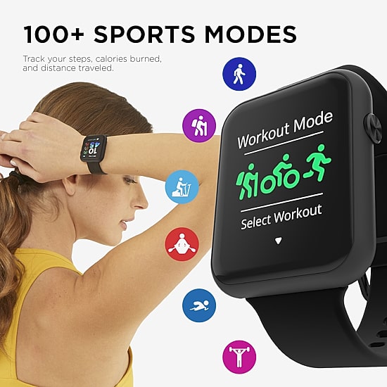 Itouch Air 4 Unisex Adult Black Smart Watch Ta4l01-G02