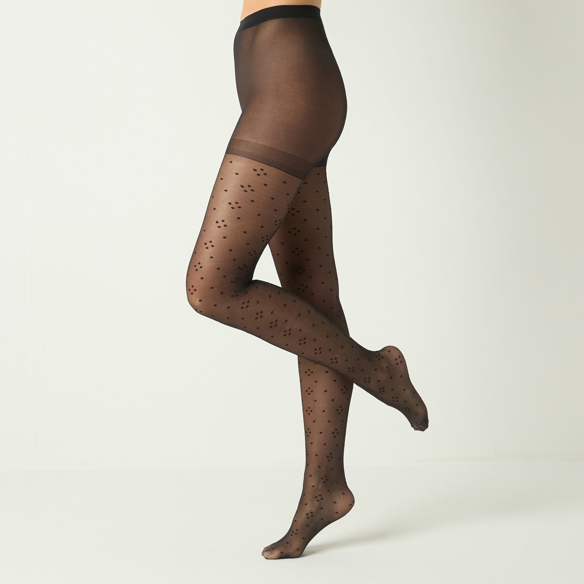 Mixit Womens Pin Dots Tights