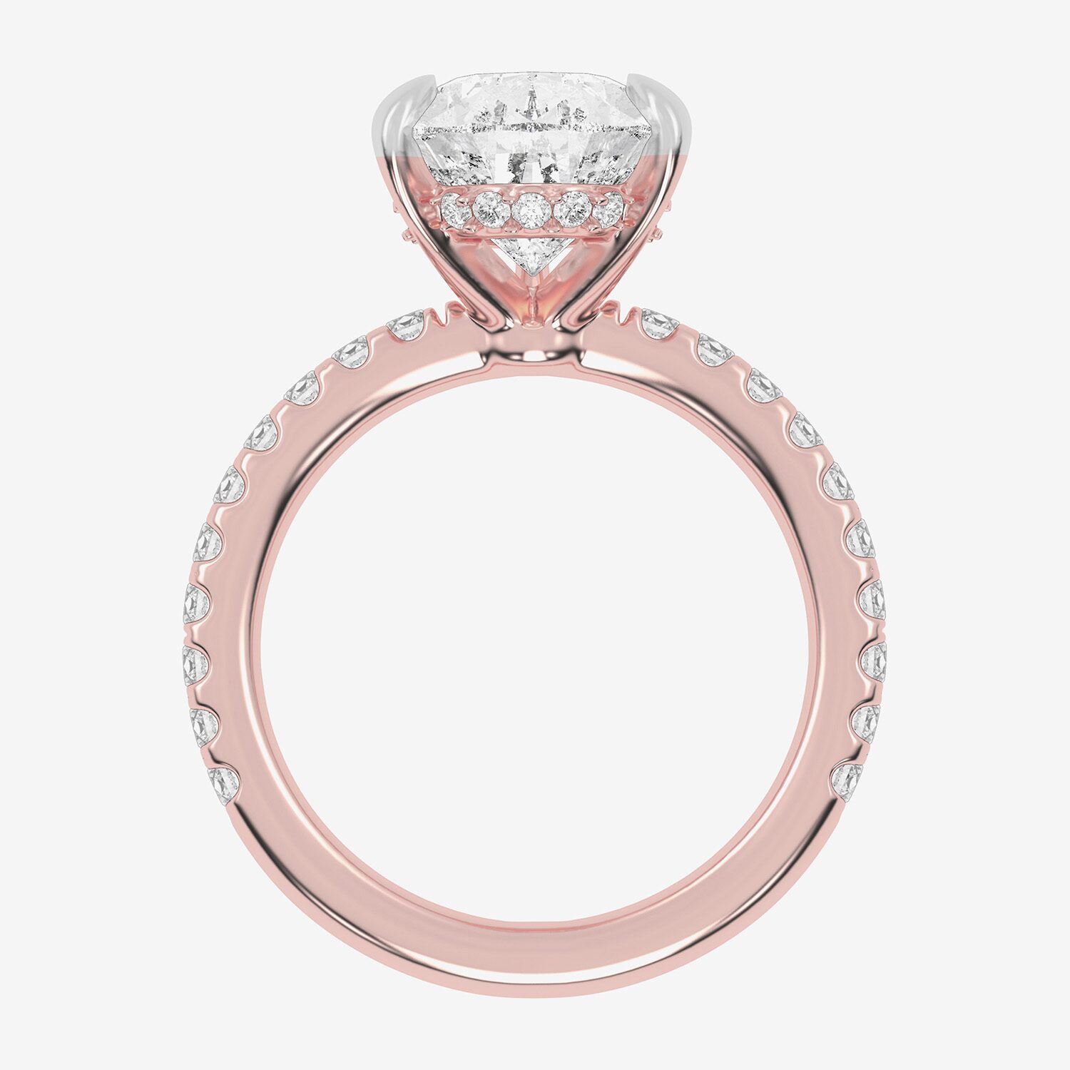 G-H / Vs2-Si1) Womens 4 1/ CT. T.W. Lab Grown White Diamond 14K Gold Pear Side Stone Engagement Ring