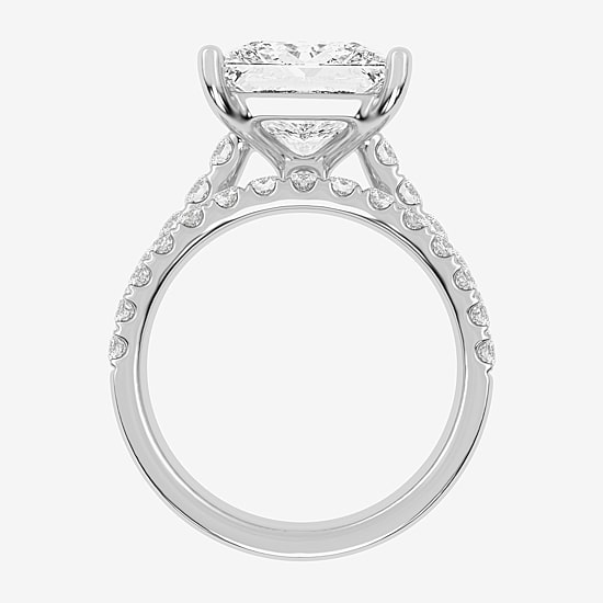 Signature By Modern Bride (G-H / Vs2-Si1) Womens 6 CT. T.W. Lab Grown White Diamond 14K Gold Side Stone Bridal Set