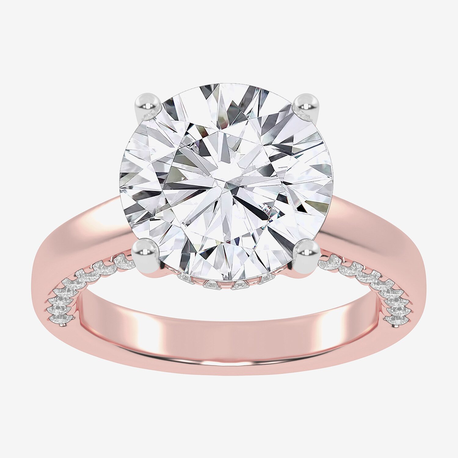 5 1/2 CT. T.W. Lab-Grown (G-H / VS2-SI1) Diamond Solitaire Engagement Ring 14K Gold