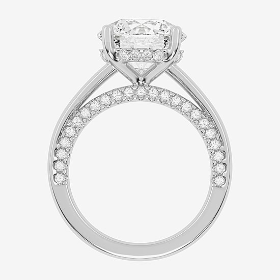 (G-H / Vs2-Si1) Womens 4 1/2 CT. T.W. Lab Grown White Diamond 14K Gold Solitaire Engagement Ring