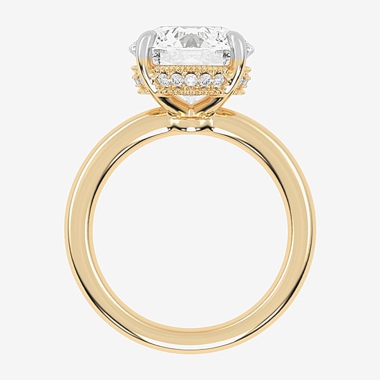(G-H / Vs2-Si1) Womens 5 CT. T.W. Lab Grown White Diamond 14K Gold Solitaire Engagement Ring
