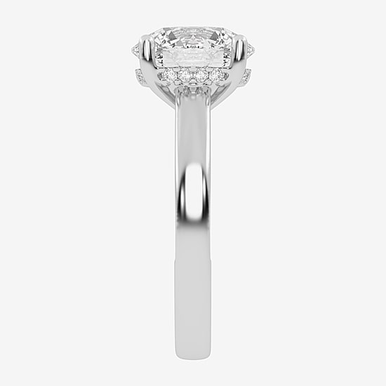 (G-H / Vs2-Si1) Womens 3 1/2 CT. T.W Lab Grown White Diamond 14K Gold Solitaire Engagement Ring