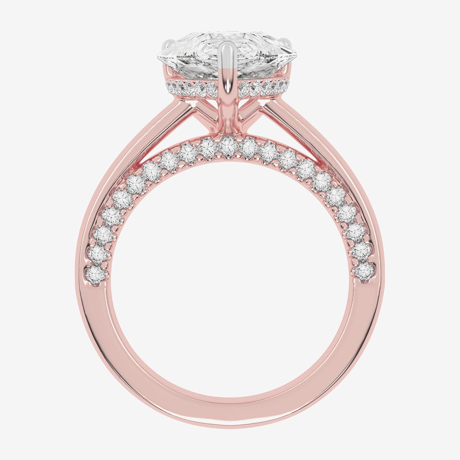 (G-H / Vs2-Si1) Womens 3 1/2 CT. T.W Lab Grown White Diamond 14K Gold Solitaire Engagement Ring