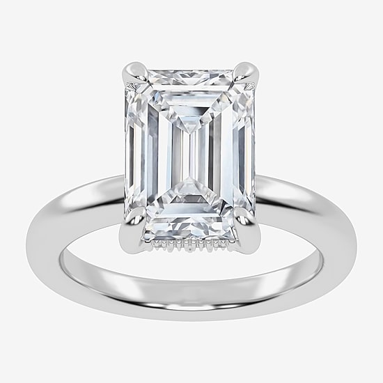 (G-H / Vs2-Si1) Womens 5 CT. T.W. Lab Grown White Diamond 14K Gold Solitaire Engagement Ring