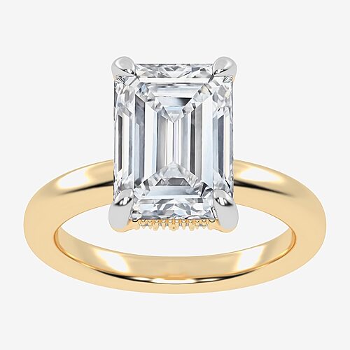 (G-H / Vs2-Si1) Womens 5 CT. T.W. Lab Grown White Diamond 14K Gold Solitaire Engagement Ring, 9, Yellow