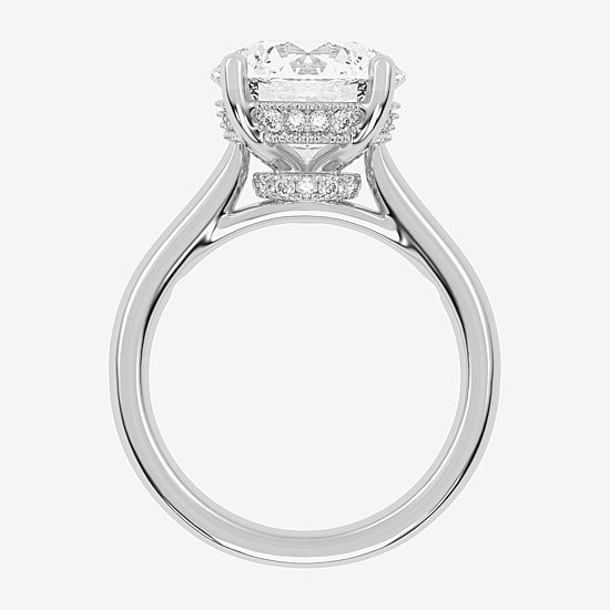 (G-H / Vs2-Si1) Womens 4 1/5 Ct. T.W. Lab Grown White Diamond 14K Gold Solitaire Engagement Ring