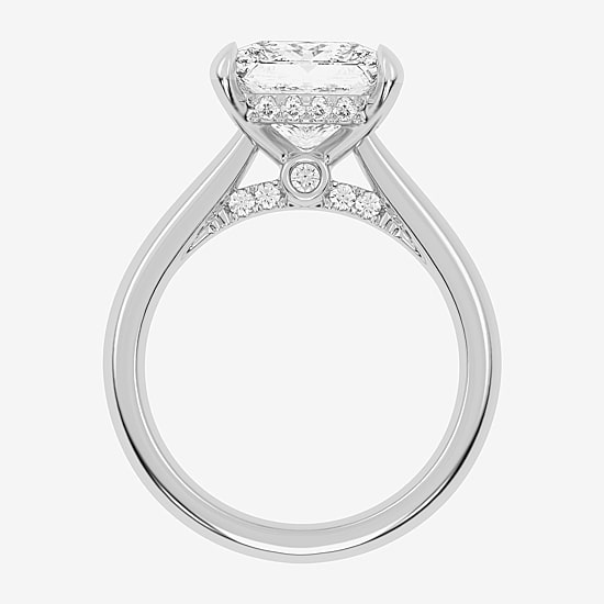 (G-H / Vs2-Si1) Womens 3 1/4 CT. T.W. Lab Grown White Diamond 14K Gold Solitaire Engagement Ring