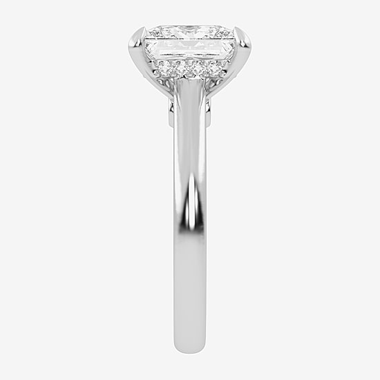 (G-H / Vs2-Si1) Womens 3 1/4 CT. T.W. Lab Grown White Diamond 14K Gold Solitaire Engagement Ring