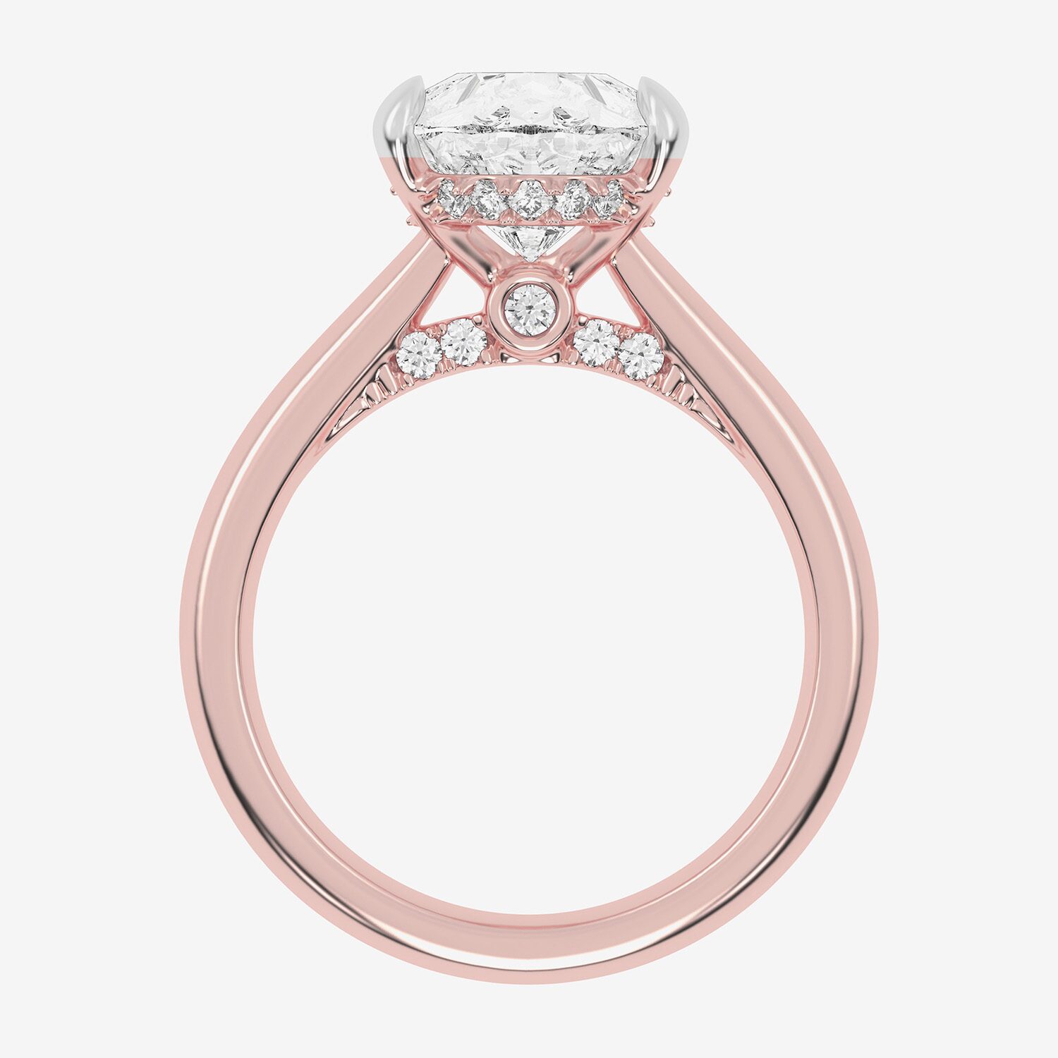 G-H / Vs2-Si1) Womens 1/ CT. T.W. Lab Grown White Diamond 14K Gold Pear Solitaire Engagement Ring