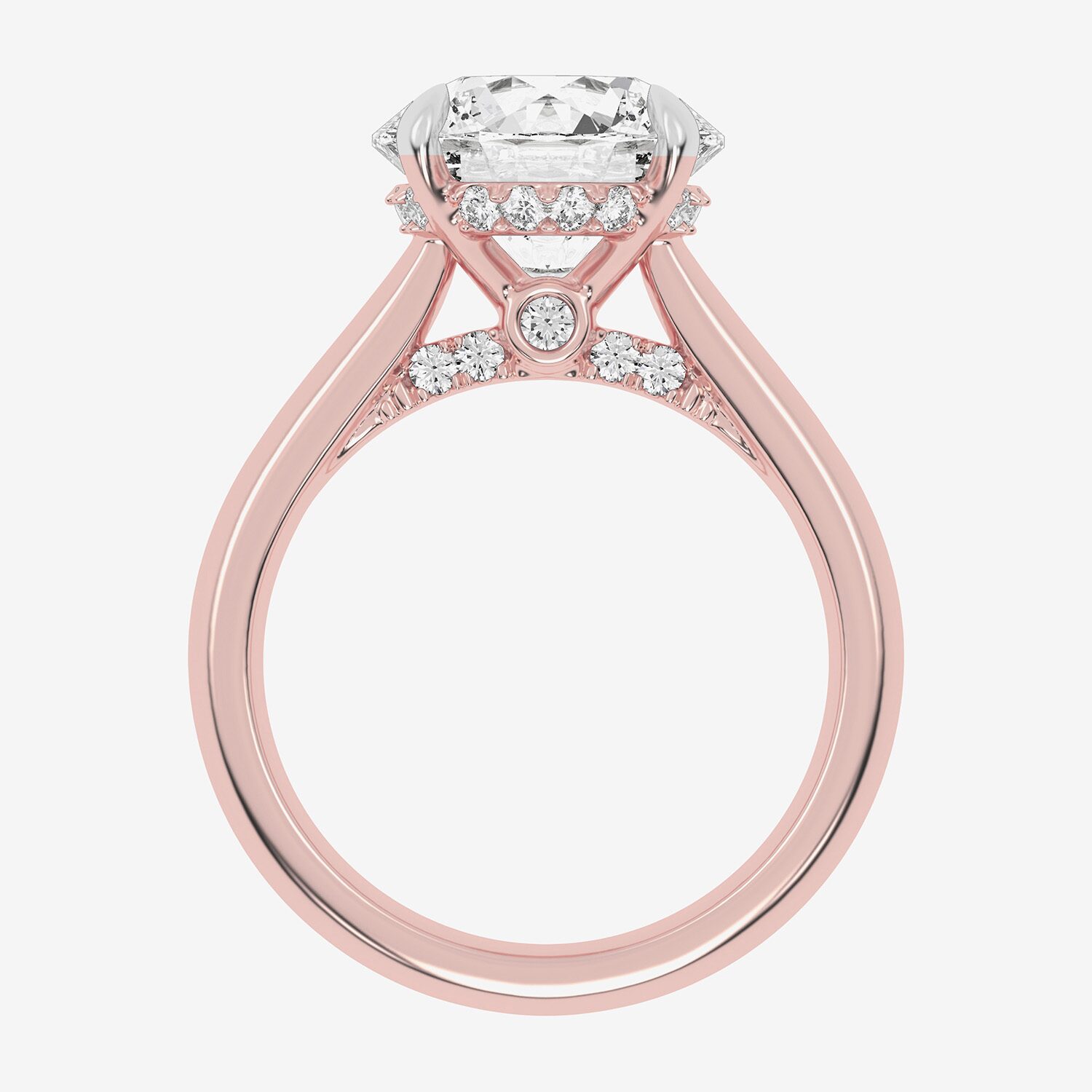 (G-H / Vs2-Si1) Womens 5 1/3 Ct. T.W. Lab Grown White Diamond 14K Gold Round Solitaire Engagement Ring