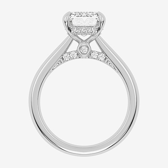 (G-H / Vs2-Si1) Womens 5 1/3 Ct. T.W. Lab Grown White Diamond 14K Gold Solitaire Engagement Ring