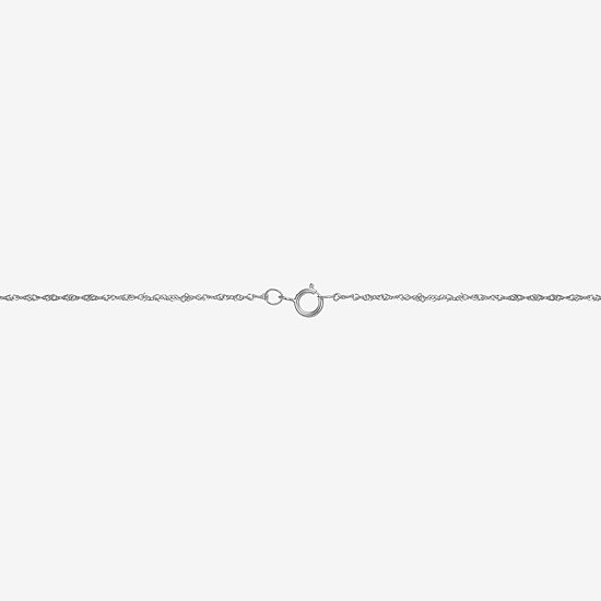 Diamonart Womens White Cubic Zirconia Sterling Silver Star 18 Inch Pendant Necklace