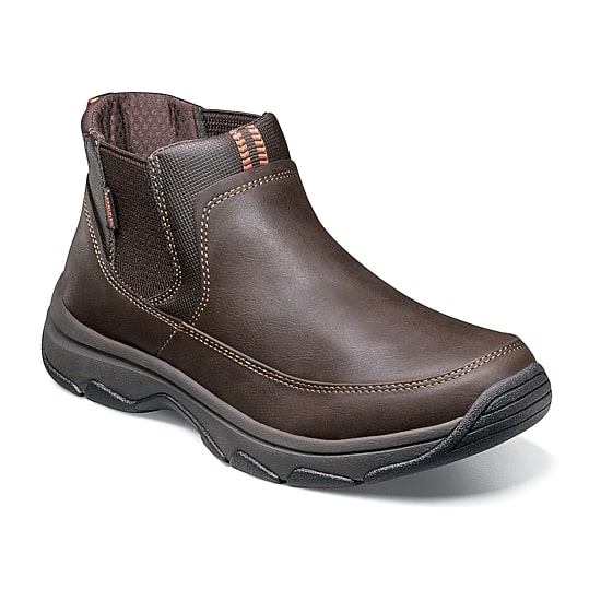 Nunn Bush Mens Excavate Moc Flat Heel Chelsea Boots