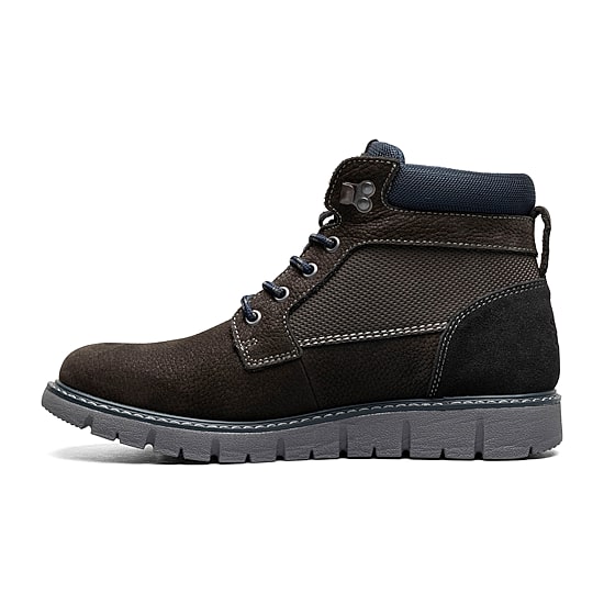 Nunn Bush Mens Karnak Plain Flat Heel Lace Up Boots